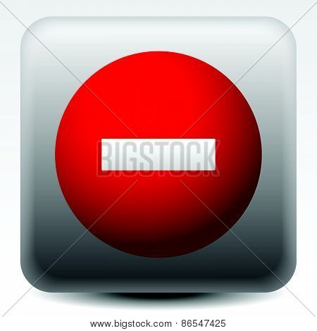 prohibition / restriction sign, icon. do not enter, no entrance