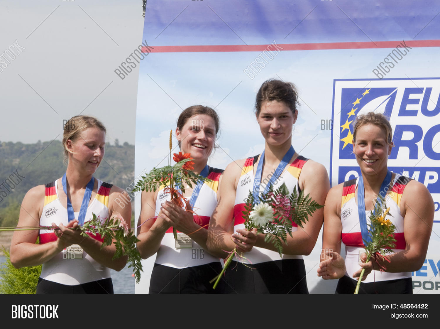 tina richter julia silver in the women's quadruple sculls