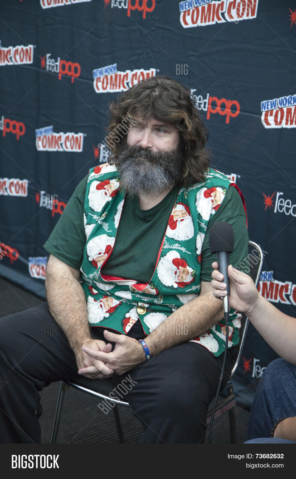 保存取消   保存 new york ny usa - october 10 2014: mick foley