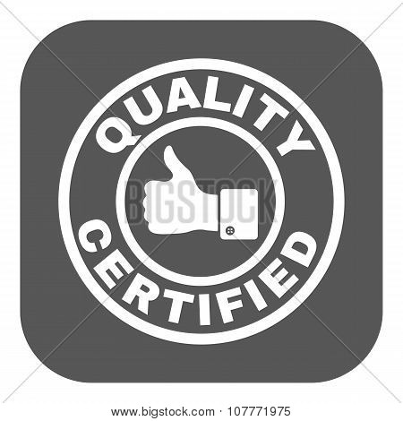 approval, approbation, certification, accepted symbol. fl