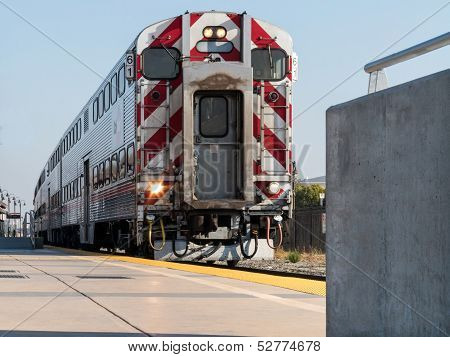 train 61 at the platform