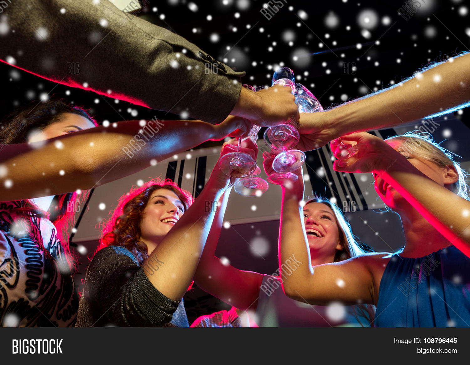 new year party, holidays, celebration, nightlife and people