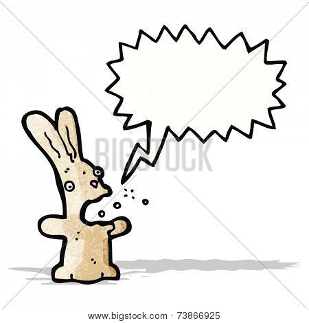 burping rabbit cartoon