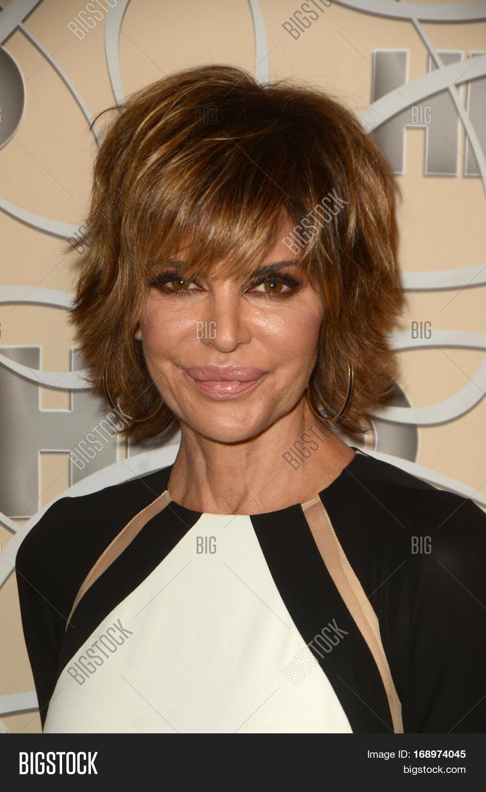 los angeles - jan 8: lisa rinna at the hbo golden globes after