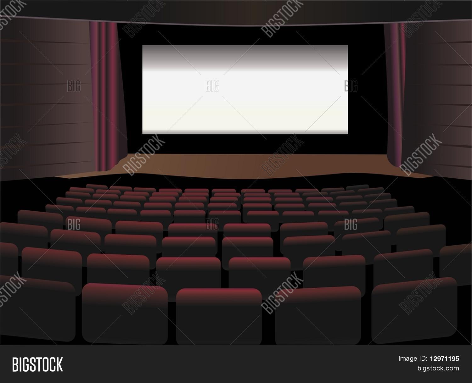 电影院 interio 矢量